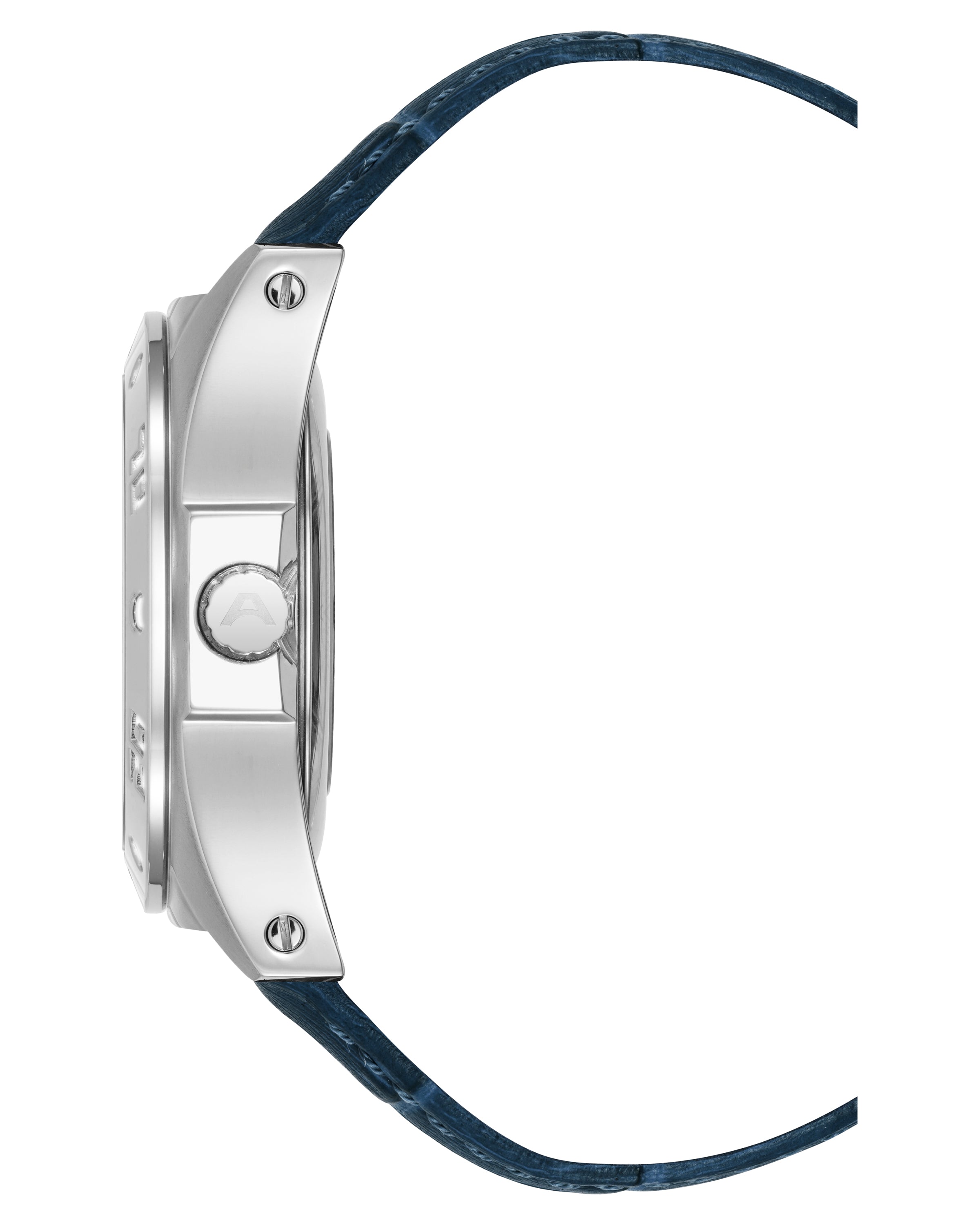 Skeleton™ | 42mm, Navy/Silver-Men-Armitron