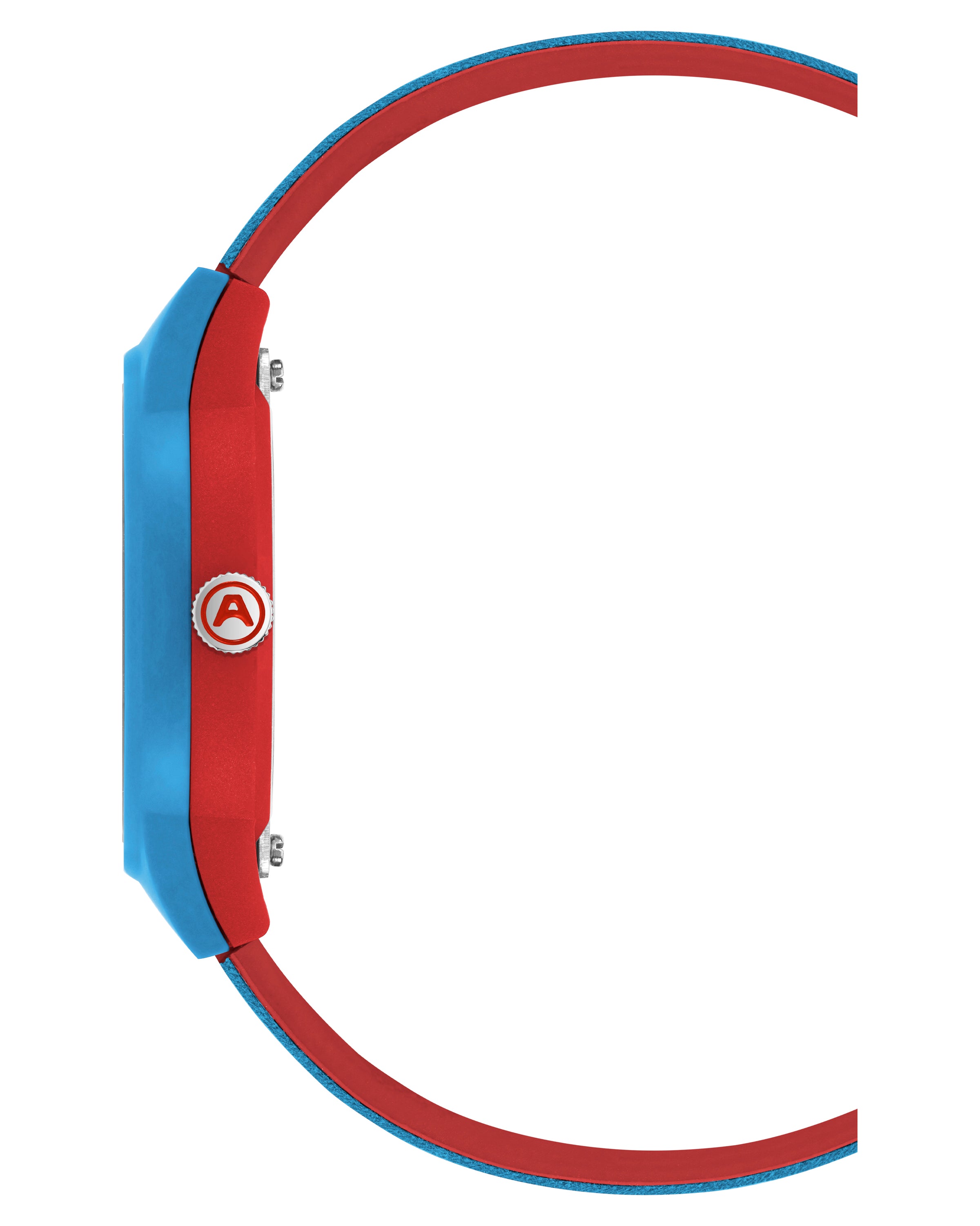 A-Watch™ | 35.5mm, Light Blue with Red-Men-Armitron