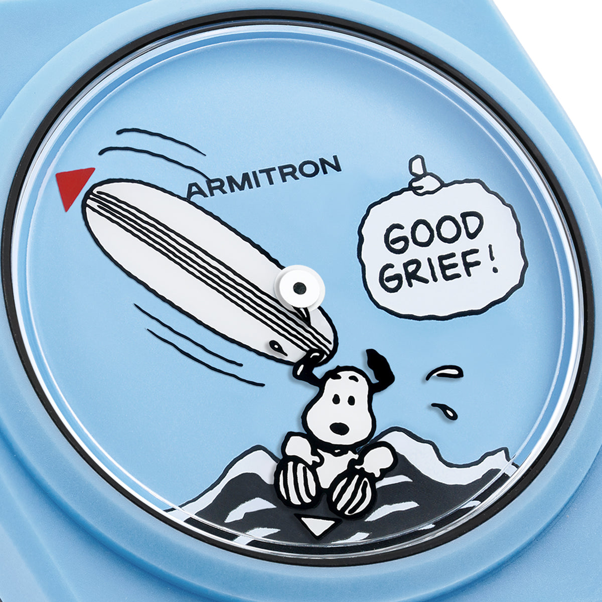 Armitron® KINGKONG金刚体育官网 x Peanuts: Good Grief! | 36mm, Peanuts Blue Ocean Plastic-Women-Armitron